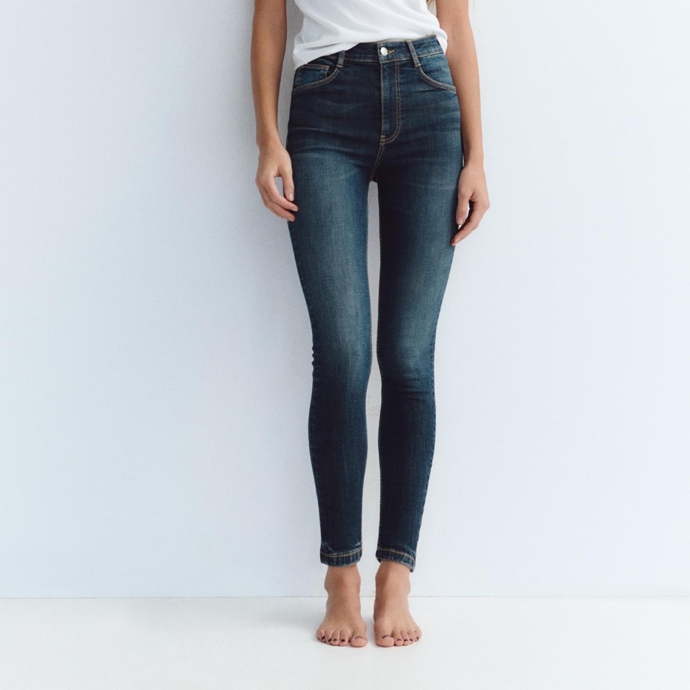 Zara High Rise TRF Sculpt Jeans Skinny Size 26